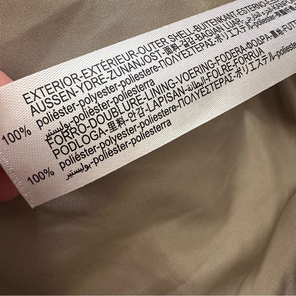 NWT Zara faux fur soft mink oversized gray trench coat jacket size small NEW - Picture 9 of 9